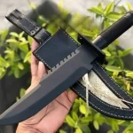 Black Rambo First Blood Survival Knife