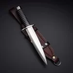 D2 Steel Double Edged Medieval Custom Dagger Knife Handcrafted
